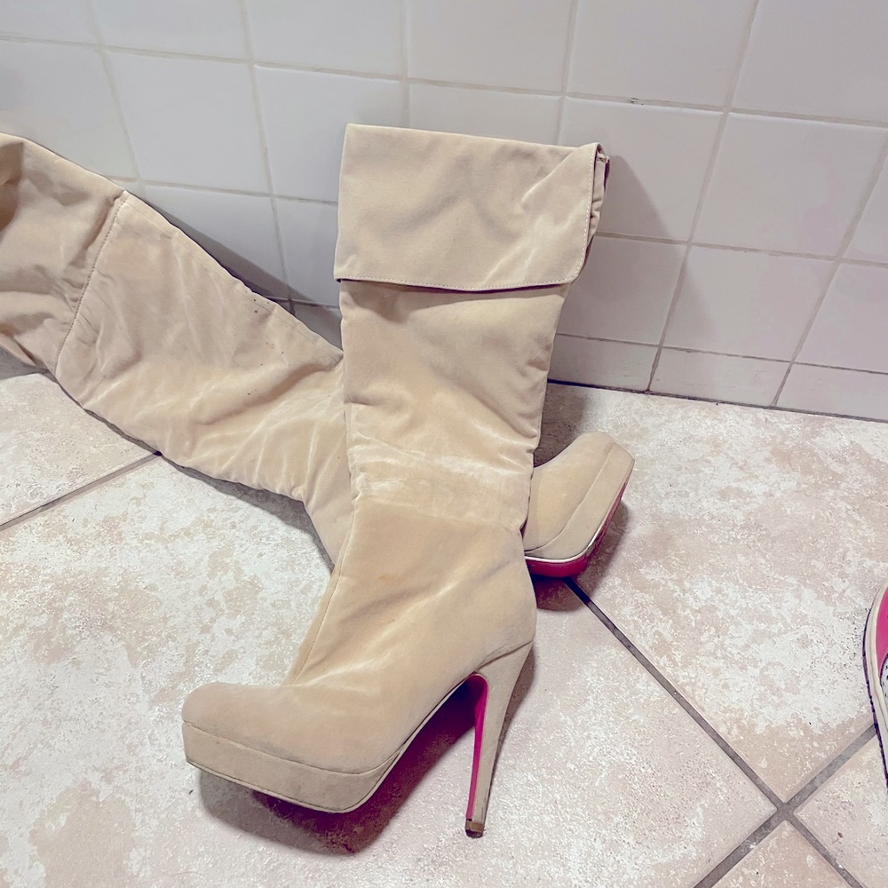 Tan boots
